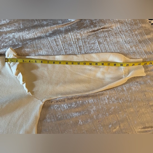 Sweater Dress Cream Size L - Picture 9 of 11